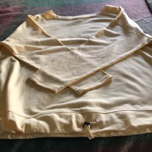 JJill French Terry Pullover w/drawstring waist.